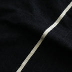 C/NAPP Border Split-sleeve P/O #Black-BODY×Ivory-Line [BHSW24S11Bdr]