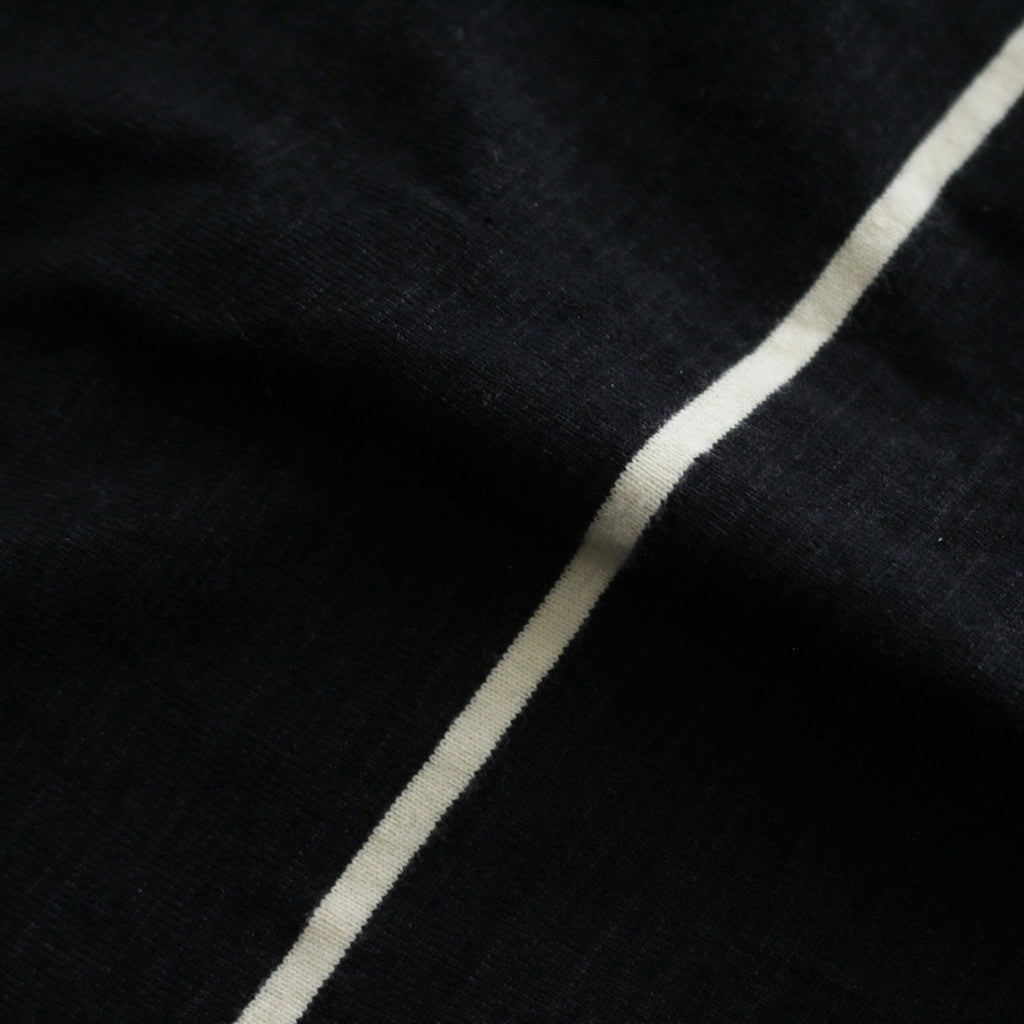 C/NAPP Border Split-sleeve P/O #Black-BODY×Ivory-Line [BHSW24S11Bdr]