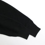 Co/Li Garter Stitch Skipper Knit #Black [2024-N14]