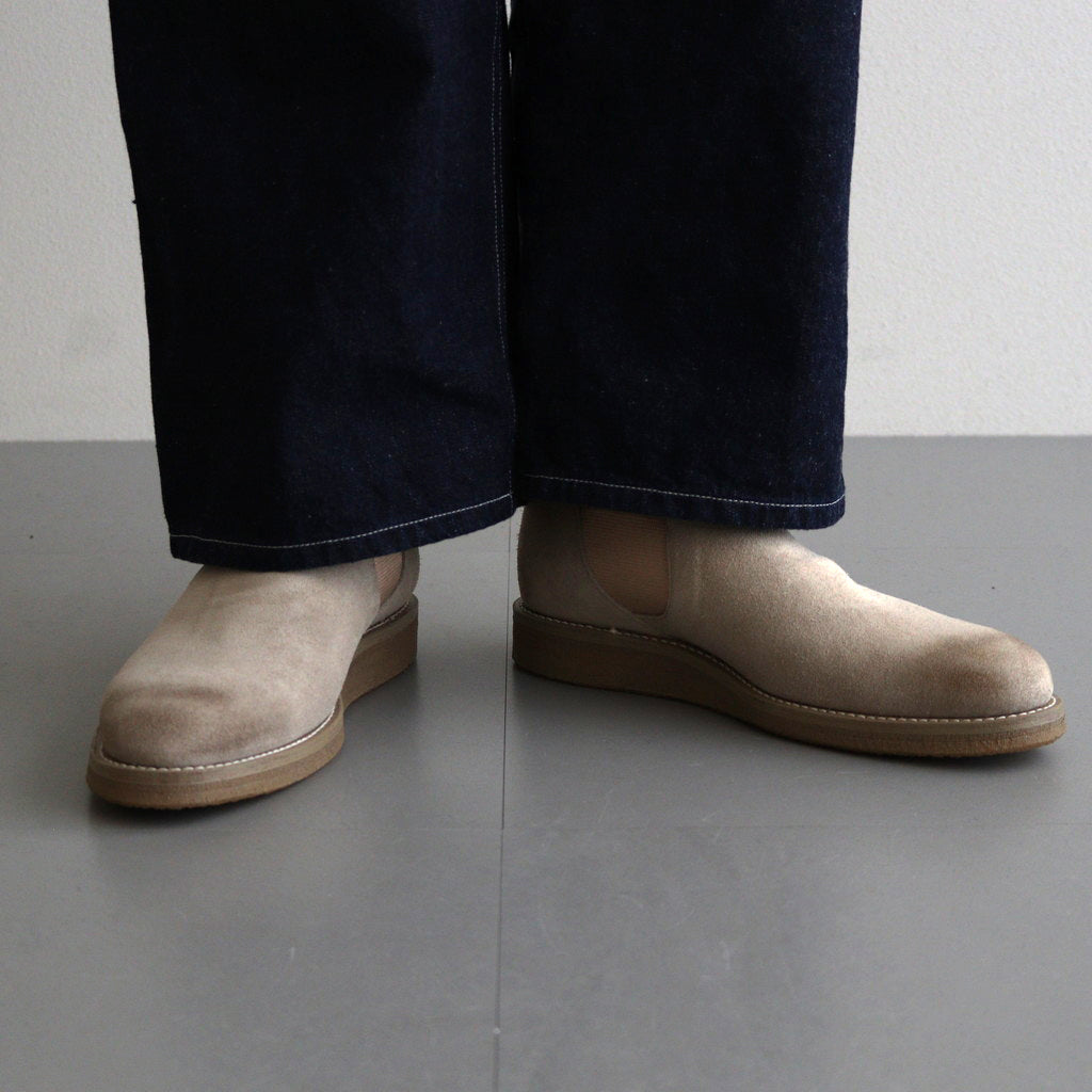 The Gardner ARTISAN  LEATHER SIDE-GORE SHOES #SAND VELOR [241OJ-FW01]