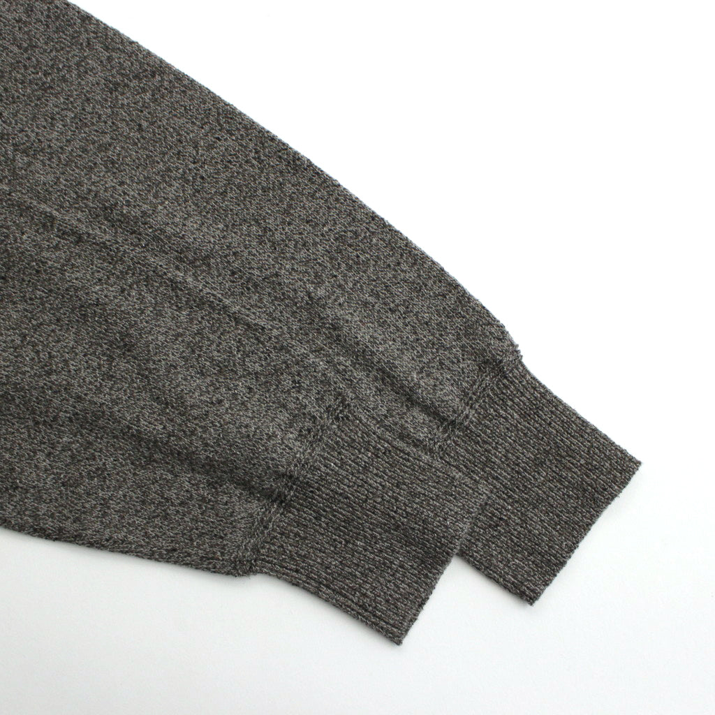 Co/Si V-neck Knit #Khaki×MIX Green [2024-N15]