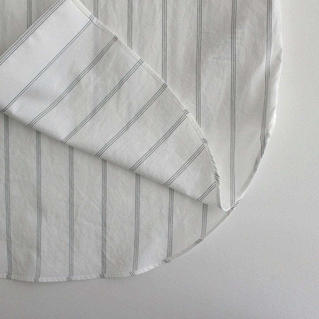 Short-sleeve Shirt #White×BK-Stripe [bROOTS24S5]