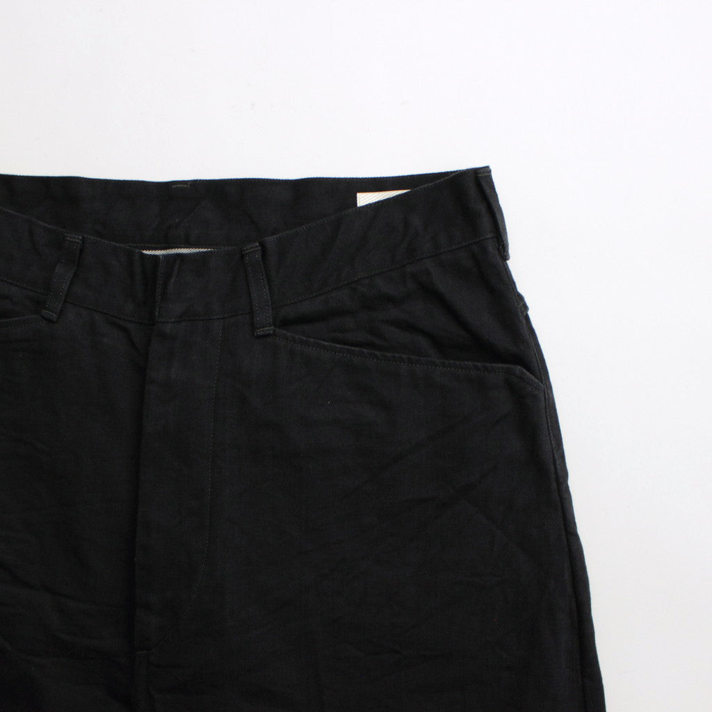 12.9oz Denim Slacks #SulfurBlack×Grey [BHS24S012]