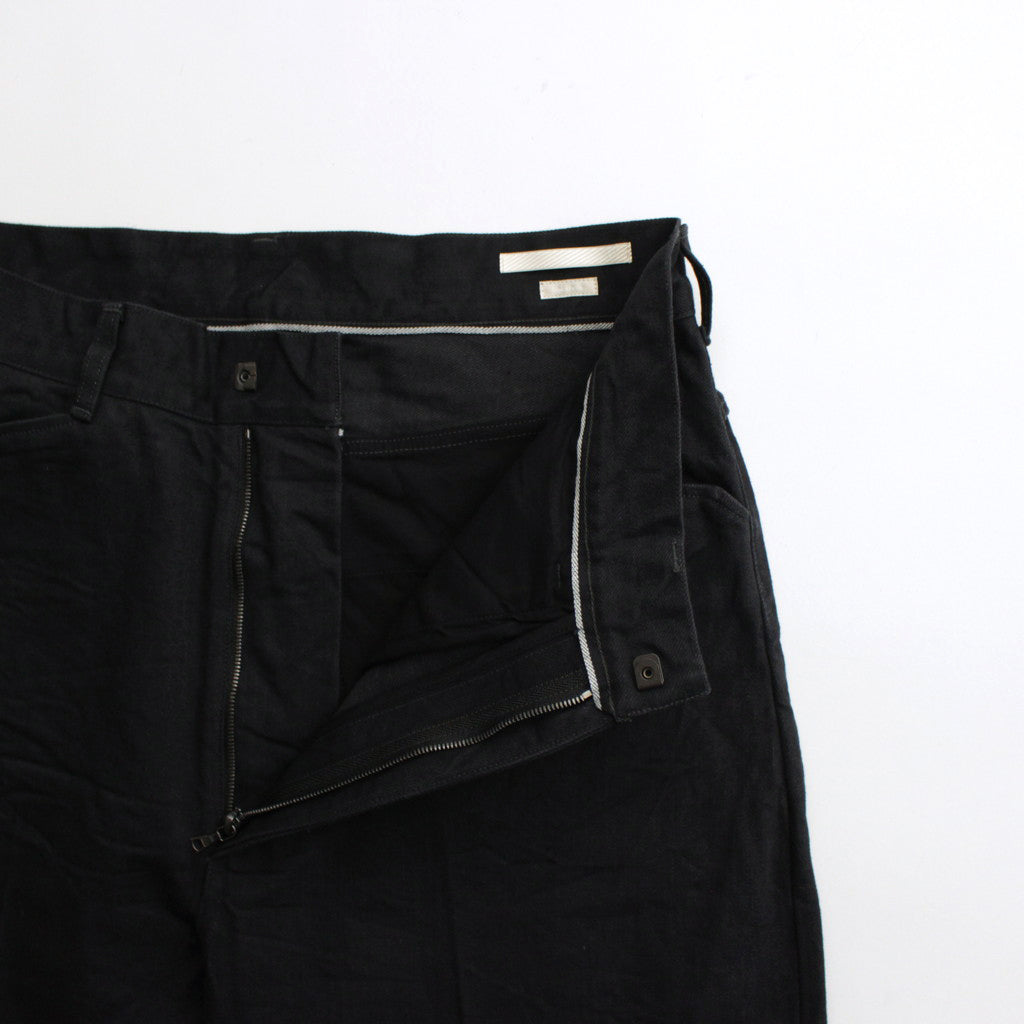 12.9oz Denim Slacks #SulfurBlack×Grey [BHS24S012]