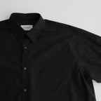 ORGANIC GIZA TYPEWRITER COMFORT FIT SHIRT #BLACK [A24A-09SH01C]