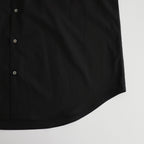 ORGANIC GIZA TYPEWRITER COMFORT FIT SHIRT #BLACK [A24A-09SH01C]