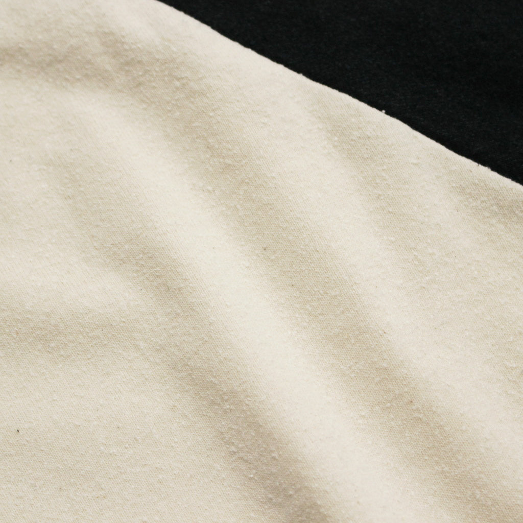 Co/Silk Nep Baseball Raglan Tee #Ivory-BODY×BlackNavy [BHS24S022]