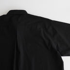 ORGANIC GIZA TYPEWRITER COMFORT FIT SHIRT #BLACK [A24A-09SH01C]