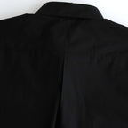 ORGANIC GIZA TYPEWRITER COMFORT FIT SHIRT #BLACK [A24A-09SH01C]