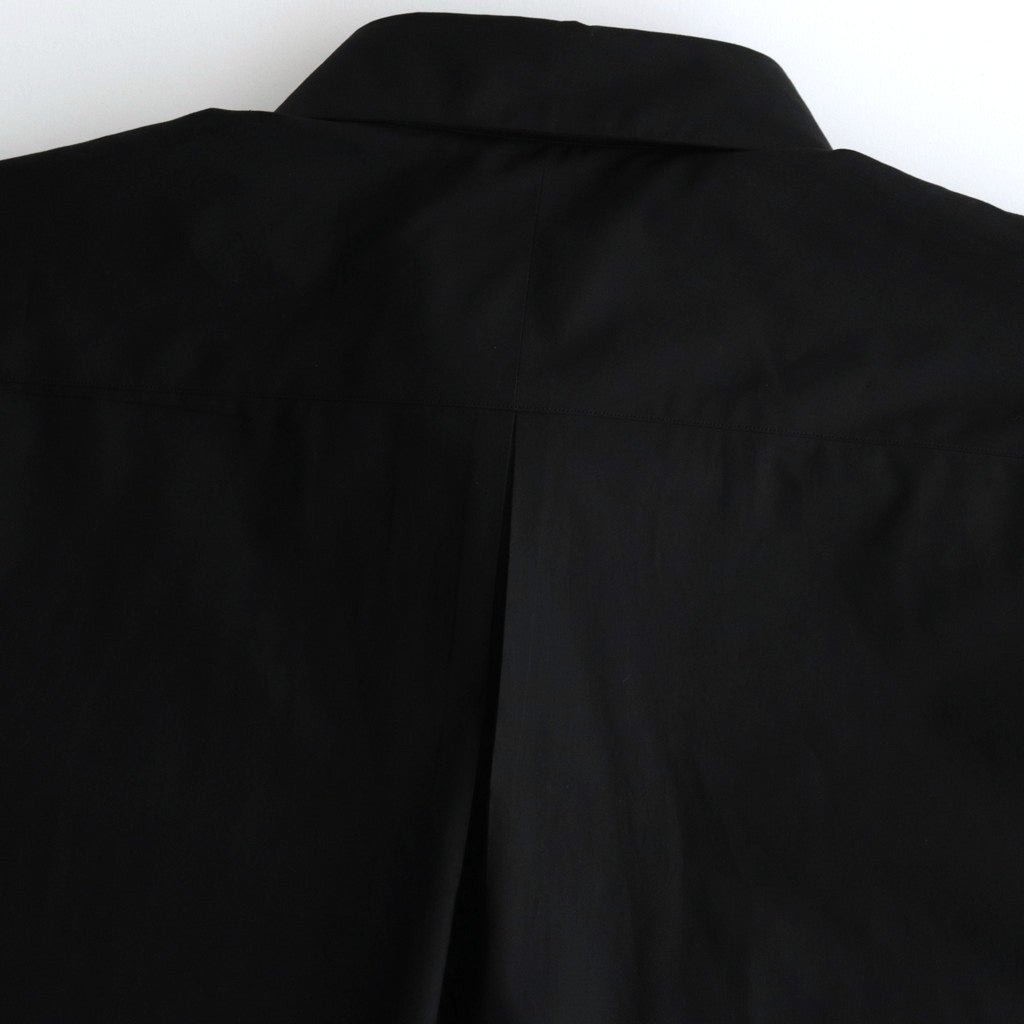 ORGANIC GIZA TYPEWRITER COMFORT FIT SHIRT #BLACK [A24A-09SH01C]