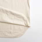 Co/Silk Nep Baseball Raglan Tee #Ivory-BODY×BlackNavy [BHS24S022]