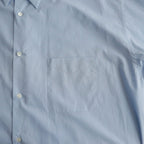 ORGANIC GIZA TYPEWRITER COMFORT FIT SHIRT #SAX BLUE [A24A-09SH01C]