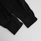 ORGANIC GIZA TYPEWRITER COMFORT FIT SHIRT #BLACK [A24A-09SH01C]