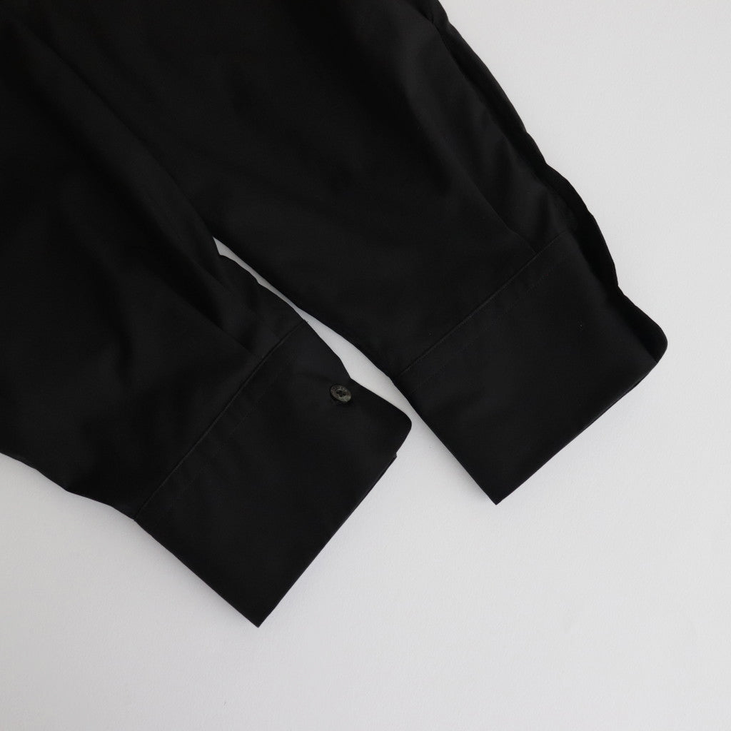 ORGANIC GIZA TYPEWRITER COMFORT FIT SHIRT #BLACK [A24A-09SH01C]