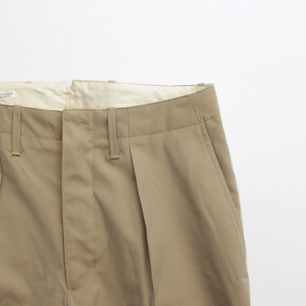 C/W NAVAL TROUSERS #K.BEIGE [PMAR-PT02]