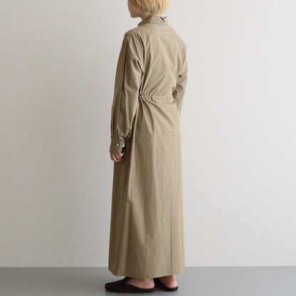 Chambray Military Dress #OliveBeige [BHSW24F9]