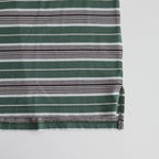 BORDER LS TOP #GREEN×NAVY [PMAR-CL02]