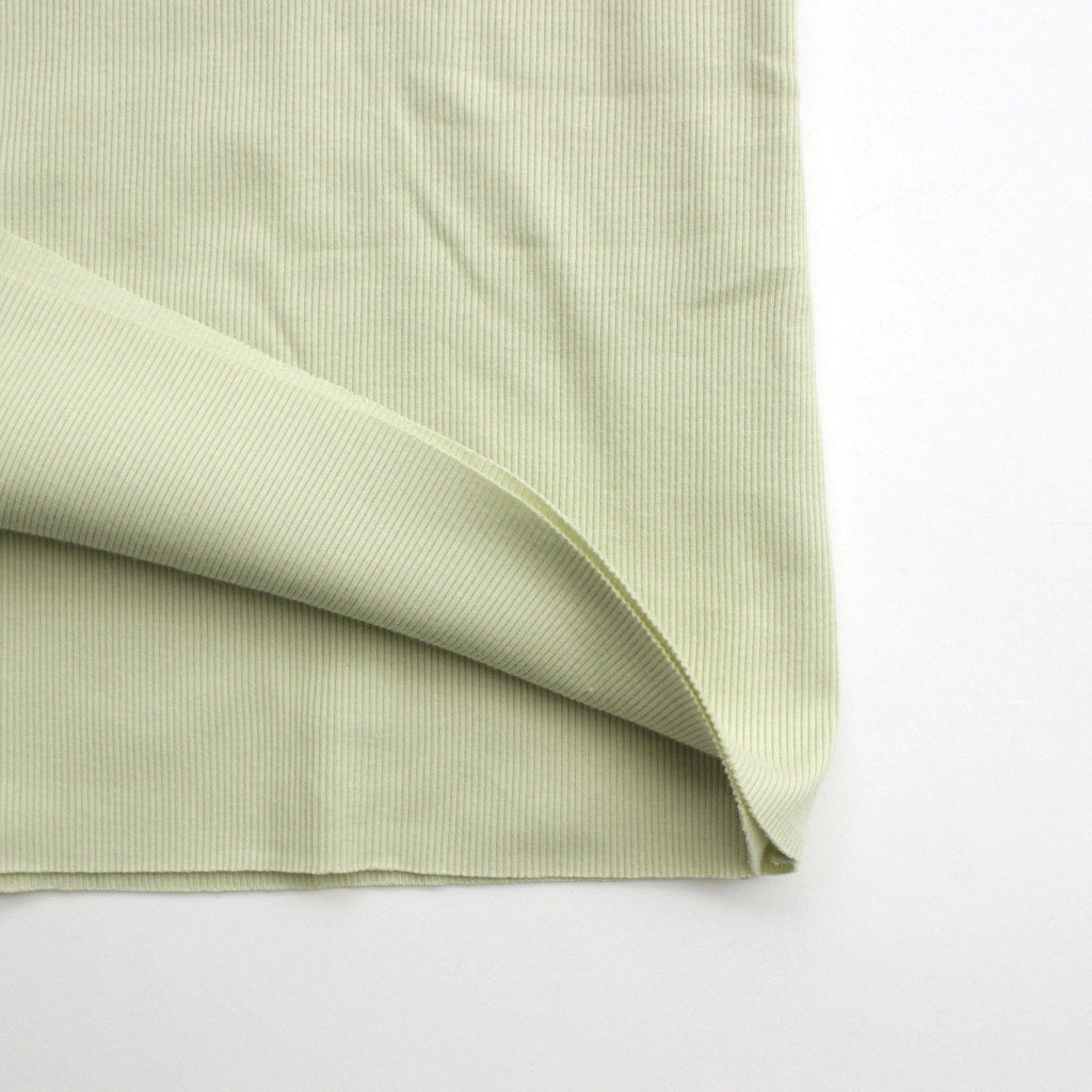 Soft Cotton RIB Skirt #MintGrey [BHSW24S15]