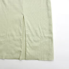 Soft Cotton RIB Skirt #MintGrey [BHSW24S15]