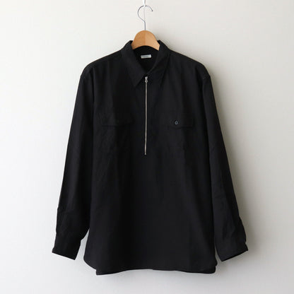 C/L HALF ZIP LS SHIRT #GRAPHITE [PMAS-LS02]