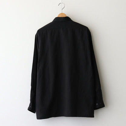 C/L HALF ZIP LS SHIRT #GRAPHITE [PMAS-LS02]