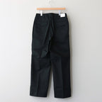 OFFICER TROUSERS WIDE #INK BLACK [PM-401]