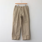 OFFICER TROUSERS WIDE #KHAKI BEIGE [PM-401]