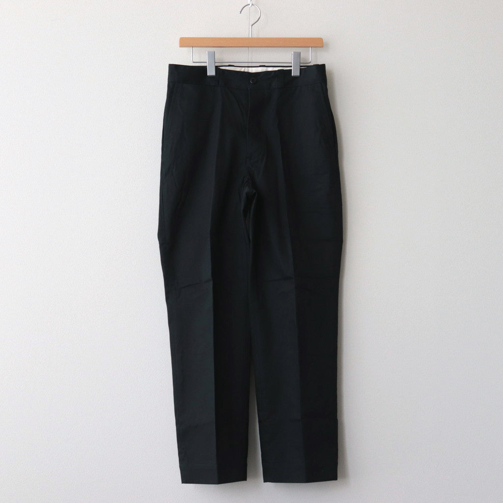 OFFICER TROUSERS REGULAR #INK BLACK [PM-402]