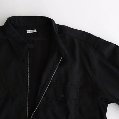 C/L HALF ZIP LS SHIRT #GRAPHITE [PMAS-LS02]