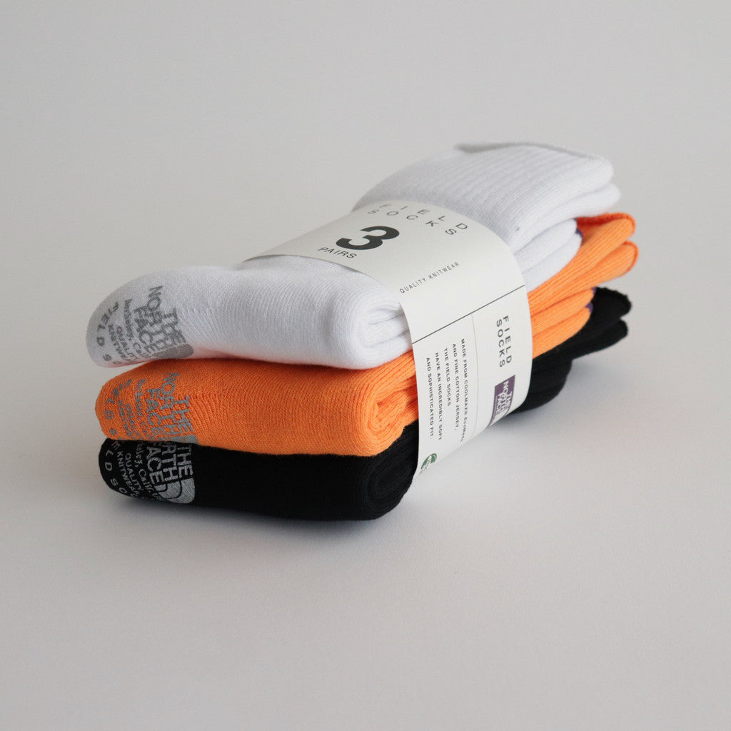 Pack Field Socks 3P #Mix3 (W,OR,K) [NN8308N]
