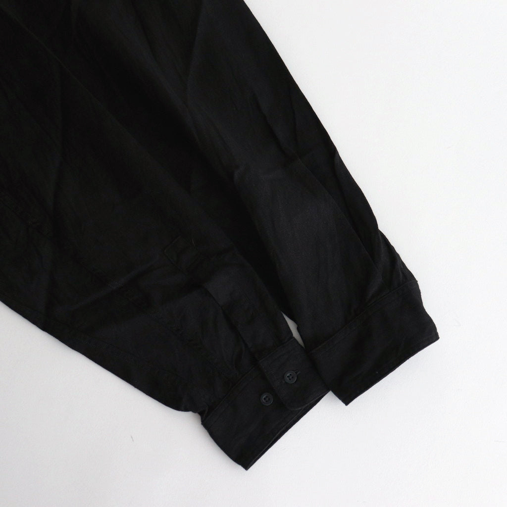 C/L HALF ZIP LS SHIRT #GRAPHITE [PMAS-LS02]