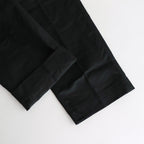 OFFICER TROUSERS WIDE #INK BLACK [PM-401]