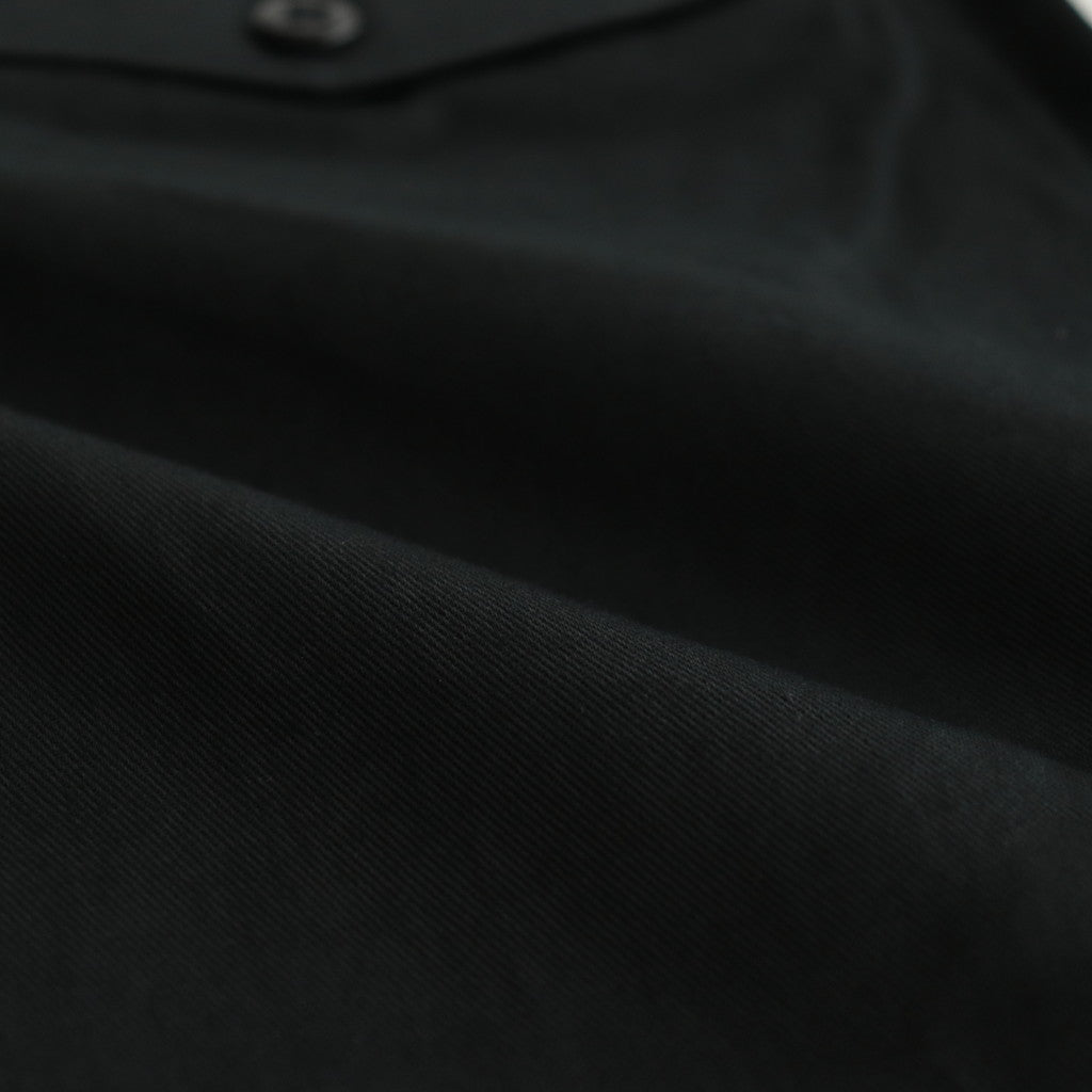 OFFICER TROUSERS WIDE #INK BLACK [PM-401]