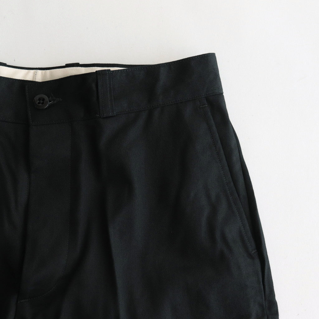 OFFICER TROUSERS REGULAR #INK BLACK [PM-402]