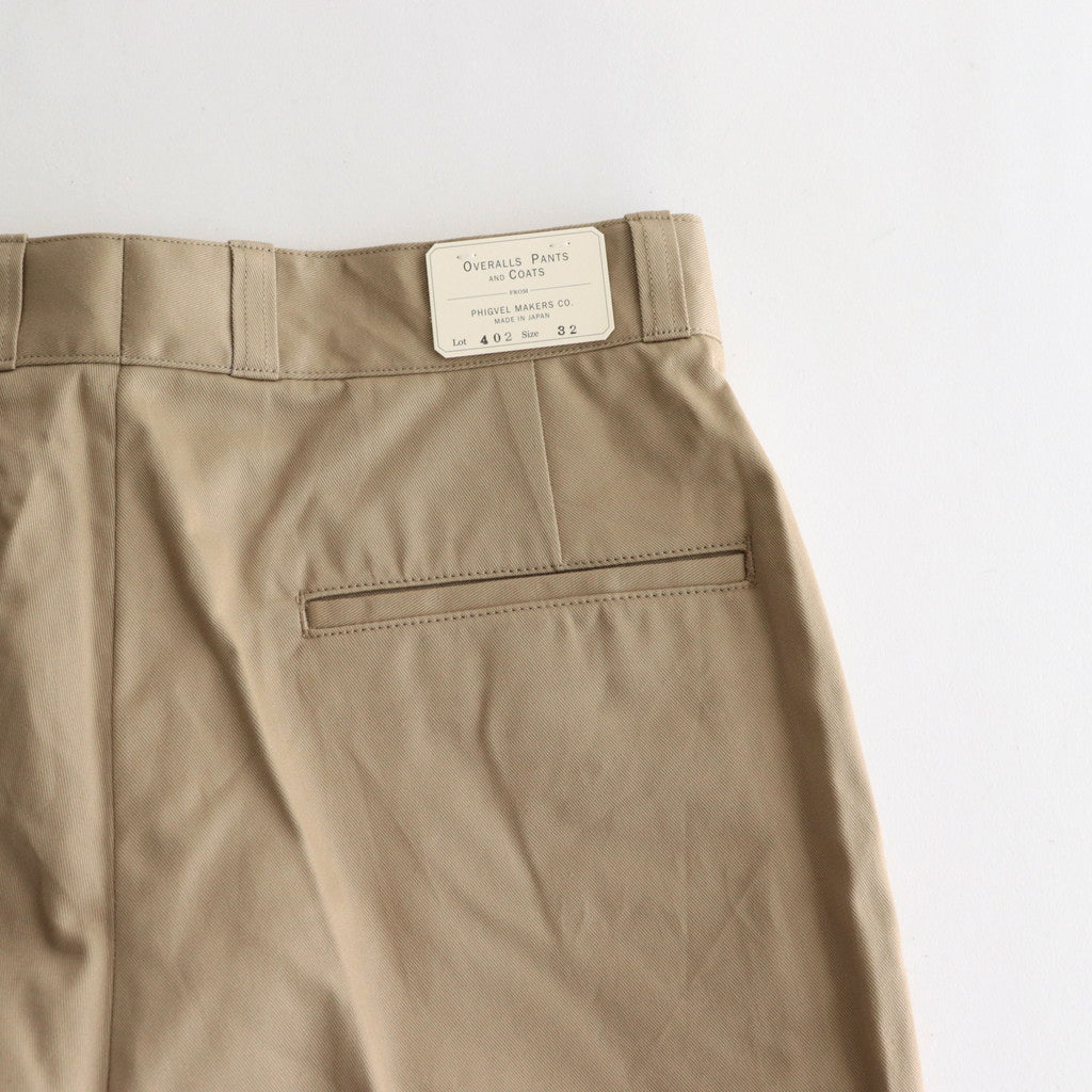 OFFICER TROUSERS REGULAR #KHAKI BEIGE [PM-402] – Diffusion