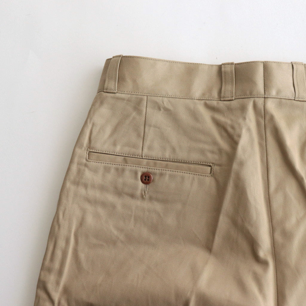 OFFICER TROUSERS REGULAR #KHAKI BEIGE [PM-402] – Diffusion