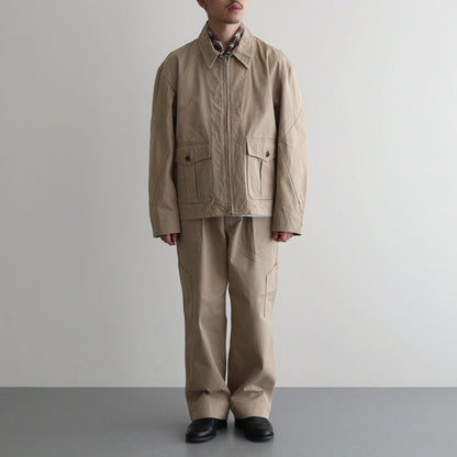 CHINO CLOTH FLIGHT TROUSERS #KHAKI BEIGE [PMAS-PT02]