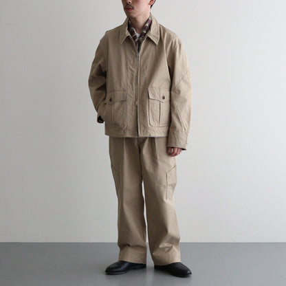 CHINO CLOTH FLIGHT TROUSERS #KHAKI BEIGE [PMAS-PT02]