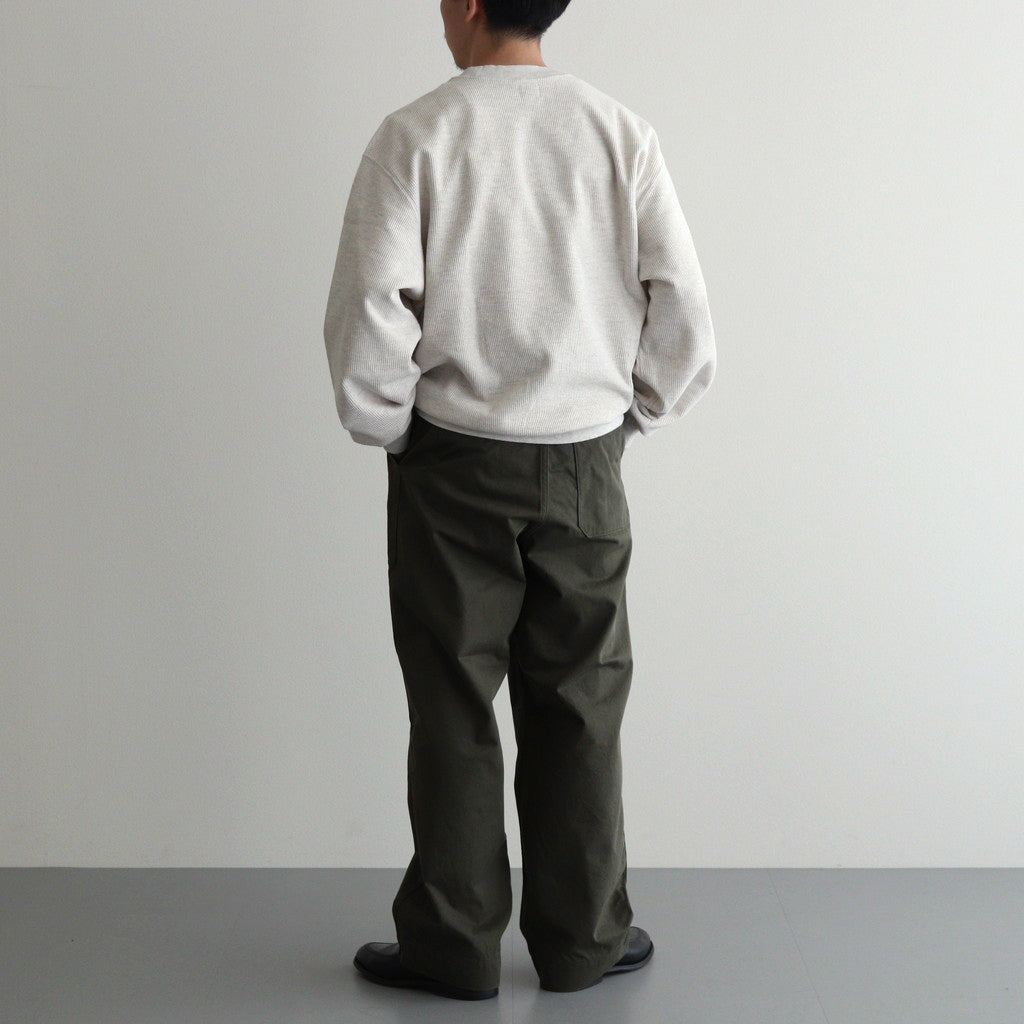 CHINO CLOTH FLIGHT TROUSERS #FOREST [PMAS-PT02]