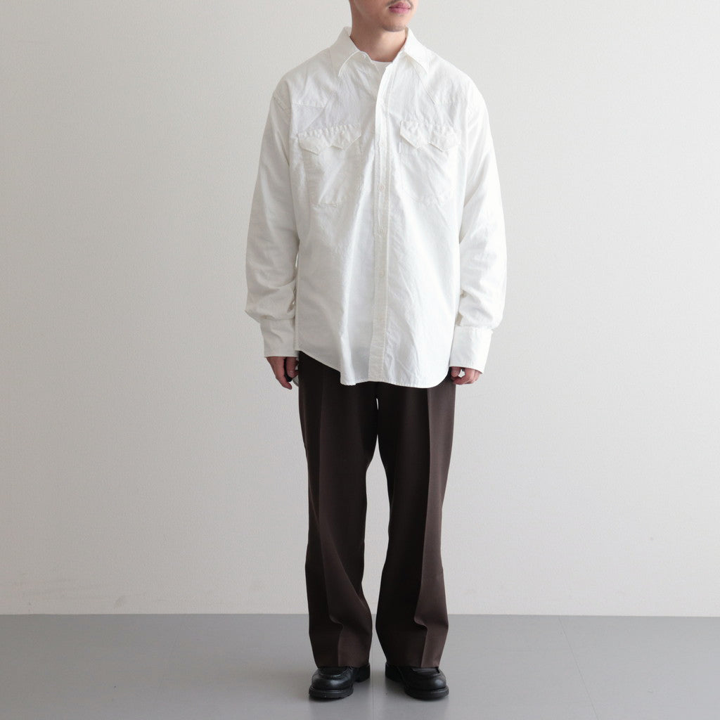 WESTERN SHIRT #WHITE [SH-WSTN-003]