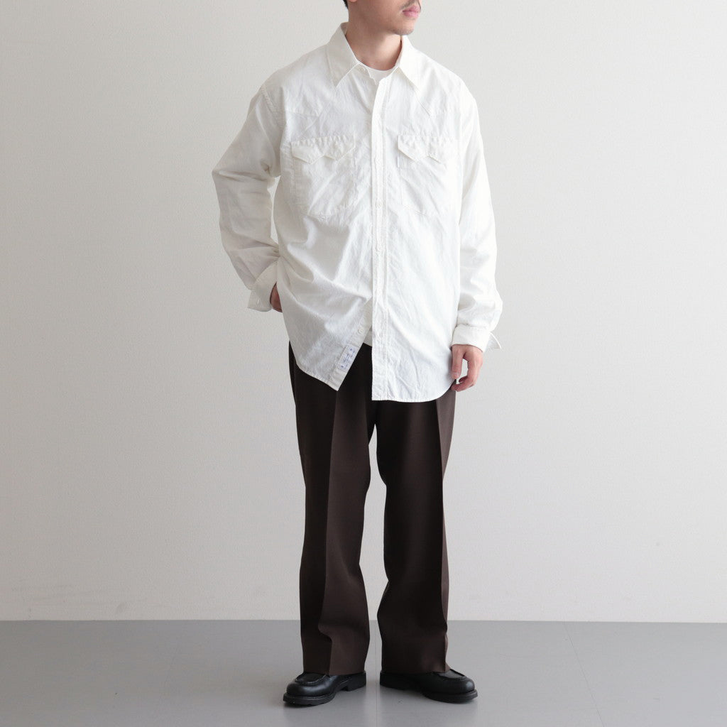 WESTERN SHIRT #WHITE [SH-WSTN-003]