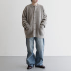 All-yak crewneck cardigan #Lt.Bege [2023-N06]