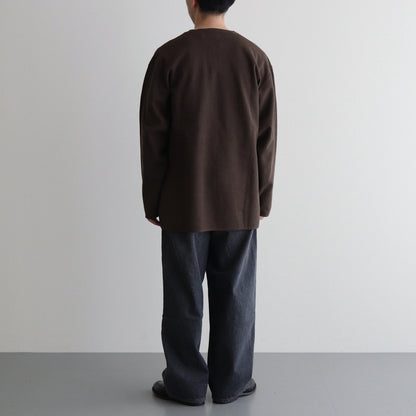 Rough&amp;Smooth Thermal Over Neck L/S #KhakiBrown [bROOTS24F30]