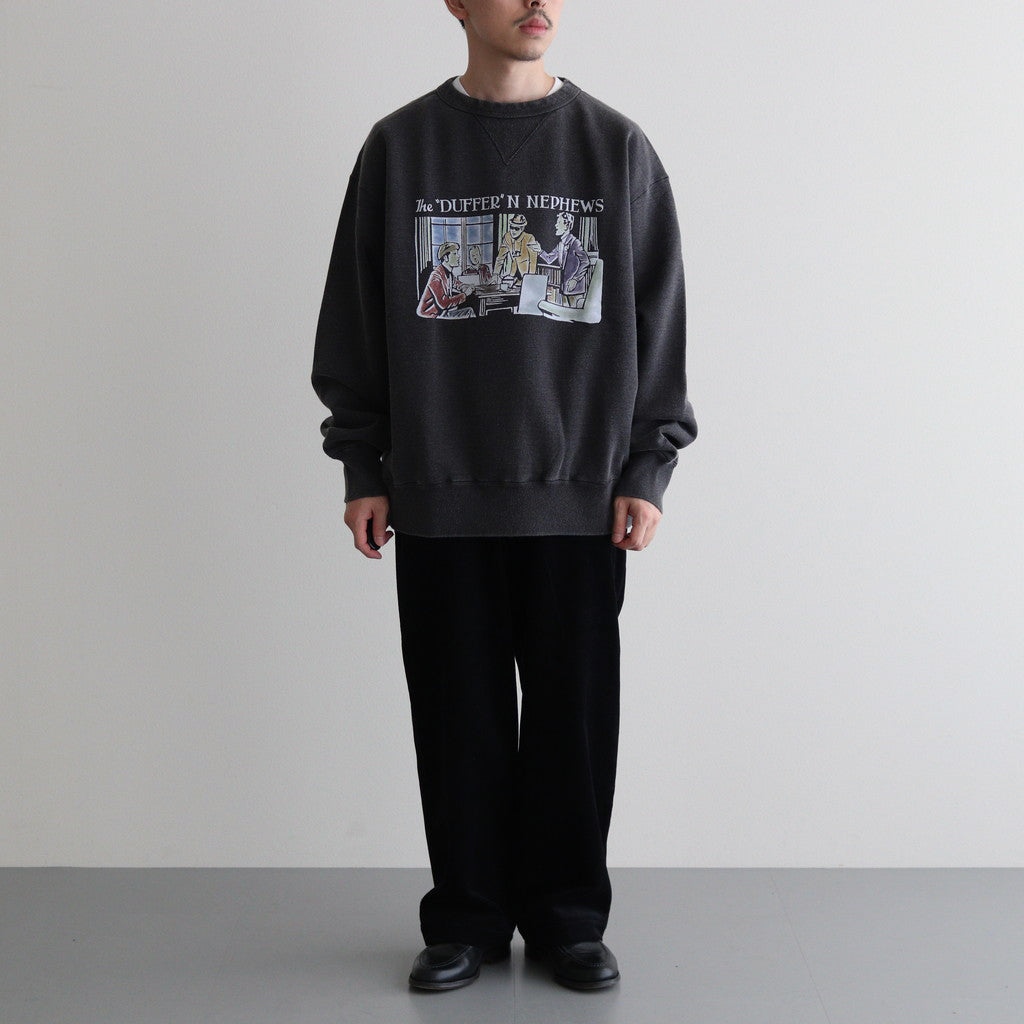 MORAY / Moray (Sweat crew neck shirt) #CHARCOAL [DN-1102C3]