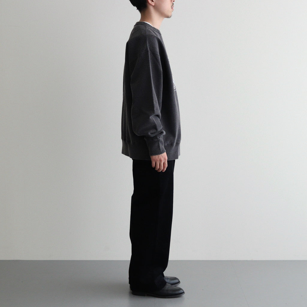 MORAY / Moray (Sweat crew neck shirt) #CHARCOAL [DN-1102C3]