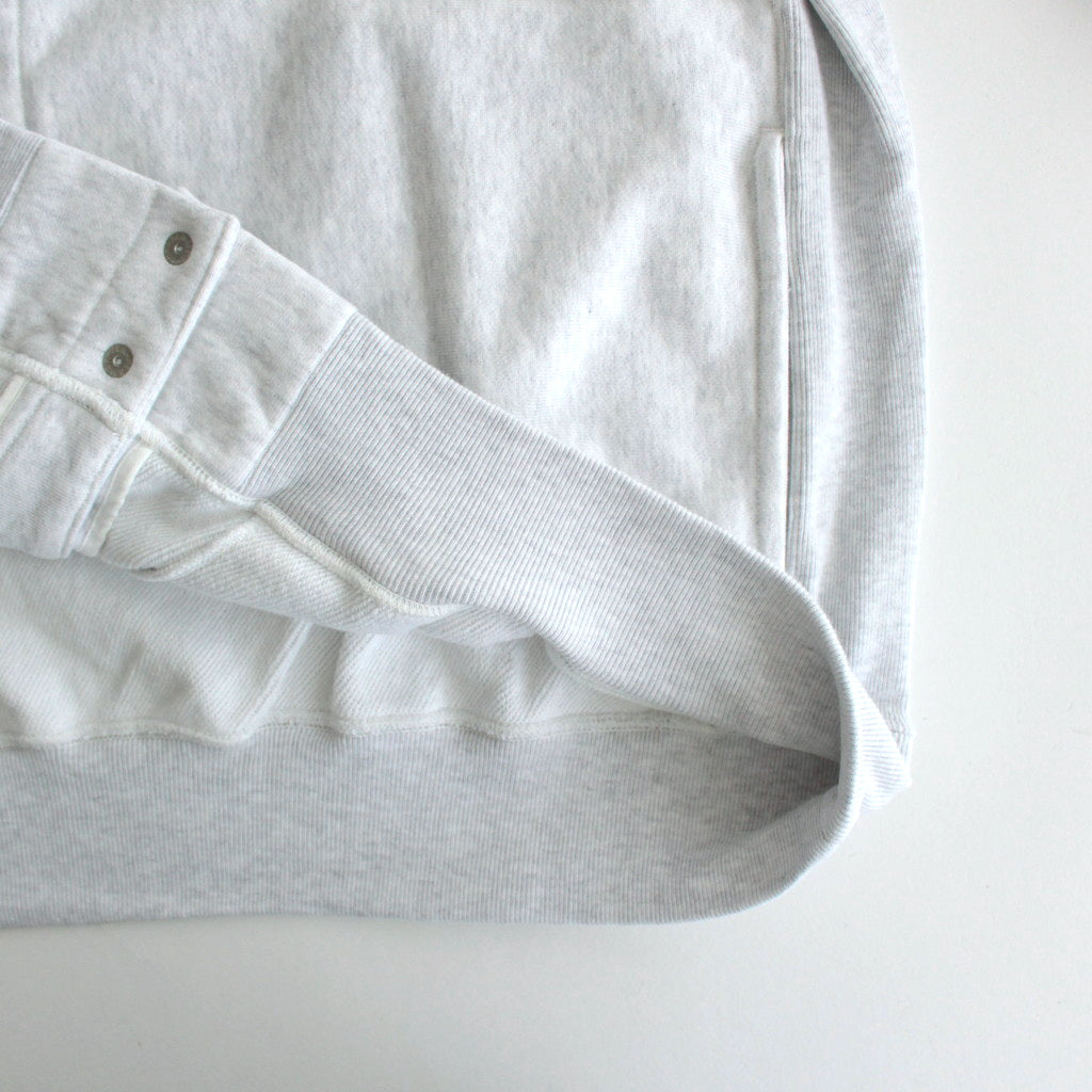 Soft&Hard Sweat Snap Cardigan #HeatherWhite [bROOTS23F25]