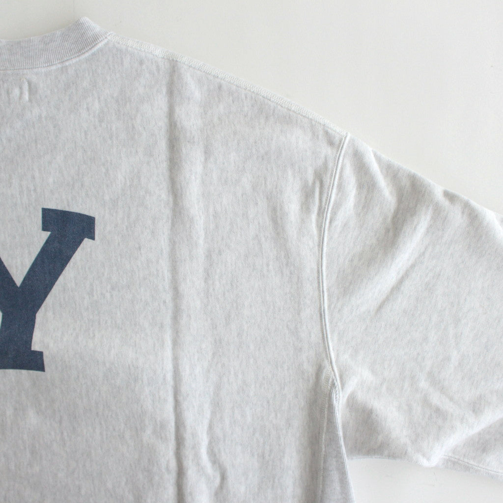 PRINT Sweat Hoodie P/O Big #HeatherWhite×ALE-Y [bROOTS23F27P]