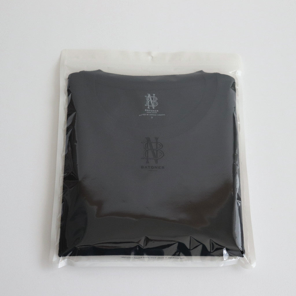 MERIYASU T-SHIRT #BLACK [BN-24SM-060]