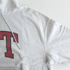 PRINT Sweat Hoodie P/O Big #HeatherWhite×IT-M [bROOTS23F27P]