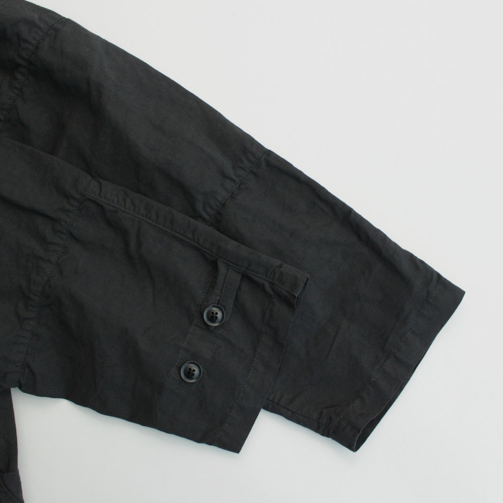 Weather Cloth Hooded Smock #Charcoal [6021-2501]